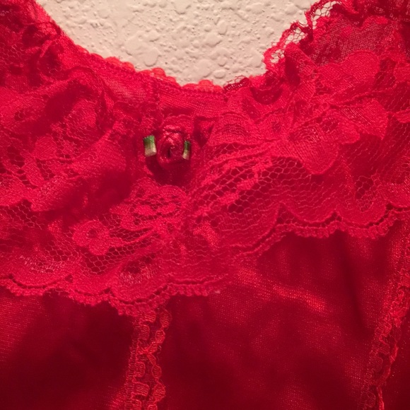 Sexy red teddy - Picture 2 of 5